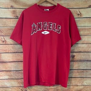 Nike Los Angles Angels MLB T Shirt M Red 2006